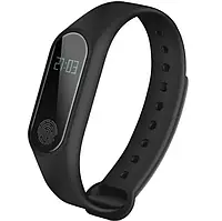 Фитнес браслет трекер Smart Band M2, умные часы, смарт-часы с шагомером и пульсом, черный