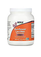 Sunflower Lecithin, NOW, соняшниковий лецитин, 454 г