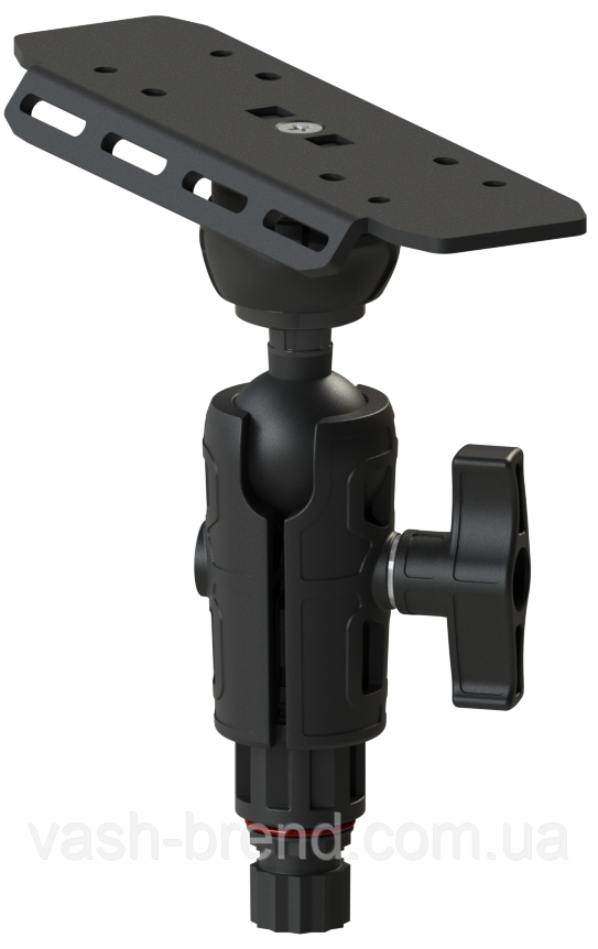 Алюмінієва платформа для ехолота BORIKA FASTen SLr220 для монітора 9-12" кульове з'єднання (01.04.039.01.06)