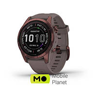 Garmin Fenix 7S Sapphire Solar Dark Bronze Titanium w. Shale G. Band (010-02539-28/29)