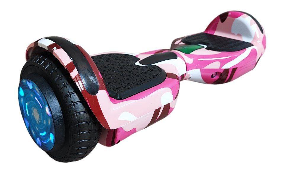 Гіроборд Smart Balance 6.5 Камуфляж Рожевий, фото 1