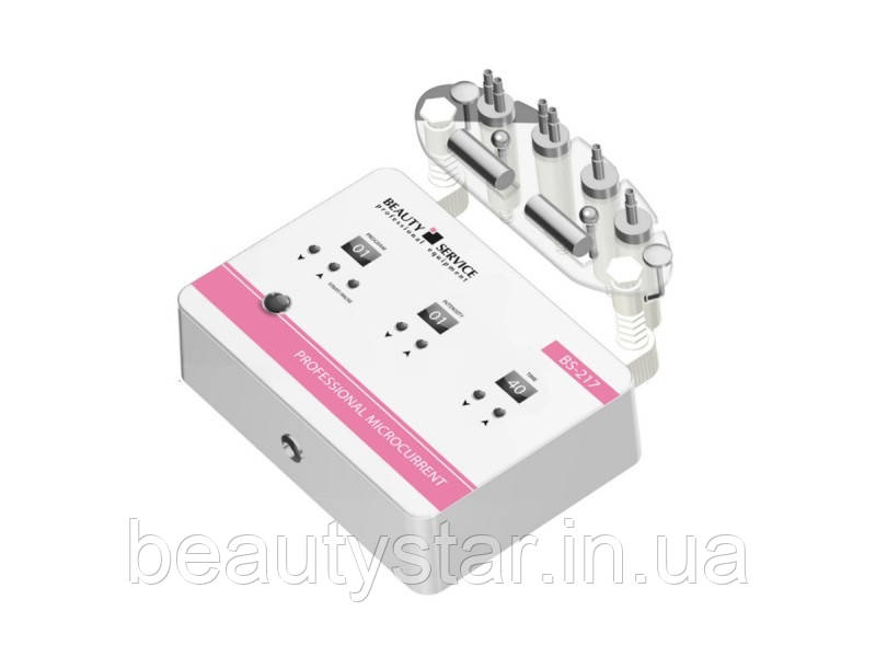 Професійний апарат мікрострумової терапії обличчя та тіла мод. 217 BS косметологічний апарат мікроструми, фото 1