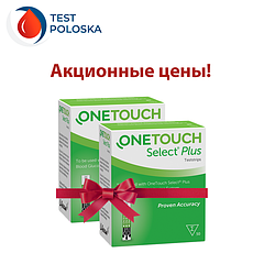 Акційні тест-смужки One Touch Select Plus