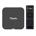 Смарт тв приставка Tanix TX1 mini 2/16 ГБ Allwinner H313, Android 10, Android TV Box + аеропульт з гіроскопом та мікрофоном, фото 3