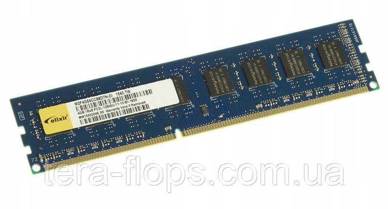 Оперативна пам'ять Elixir 4GB DDR3 1333MHz (M2F4G64CB8HG5N-CG) Б/В (TF), фото 2