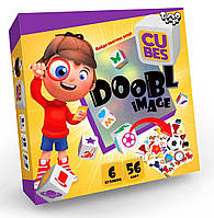 Детская настольная игра на скорость и внимательность Дуплет "Doobl Image Cubes" средняя версия