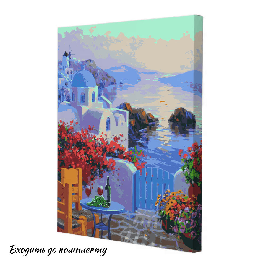 Картина за номерами Riviera Blanca Блакитний вечір 40x50 см (RB-0682)