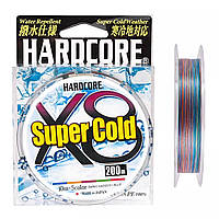Шнур Duel Hardcore Super Cold X8 200m 5Color #1.5/0.21mm 13.5kg
