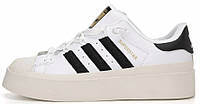 Женские кроссовки Adidas Superstar Platform Bonega Black White