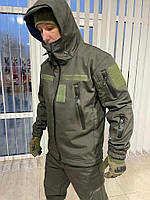 Куртка софт шелл хаки олива KIBORG SOFT на флисе S,M,L,XL,XXL