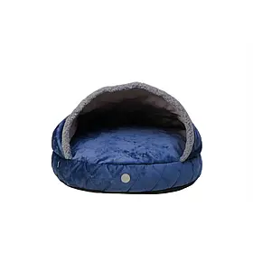 Диван для собак-нірка Cover Plush Royal Blue