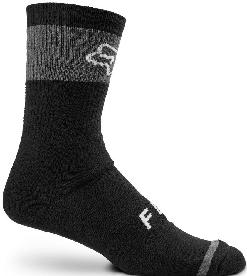 Мотошкарпетки зимові Fox Defend Winter 8 inch чорний, S/M