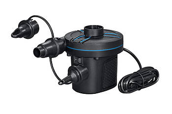 Насос електричний на 220V 680 л/хв Bestway 62252 З 3 насадками для надувних виробів