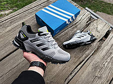 Чоловічі кросівки Adidas Marathon TR 26 Light Grey світло сірі, фото 4