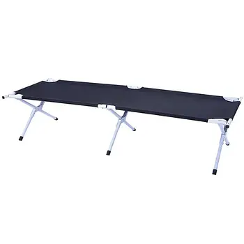 Туристичний портативний розкладний ліжко до 100 кг Bestway 68065 Розкладачка для сну 190х64 см