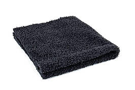 Мікрофібровий рушник плюшевий - Autofiber Korean Plush 40x40 см. 350 gsm чорний (TPK350BLE)