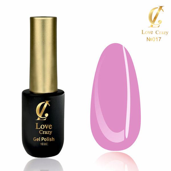 Гель лак Milano 10 ml - бузковий гель-лак для манікюру для LED лампи, лак LoveCrazy