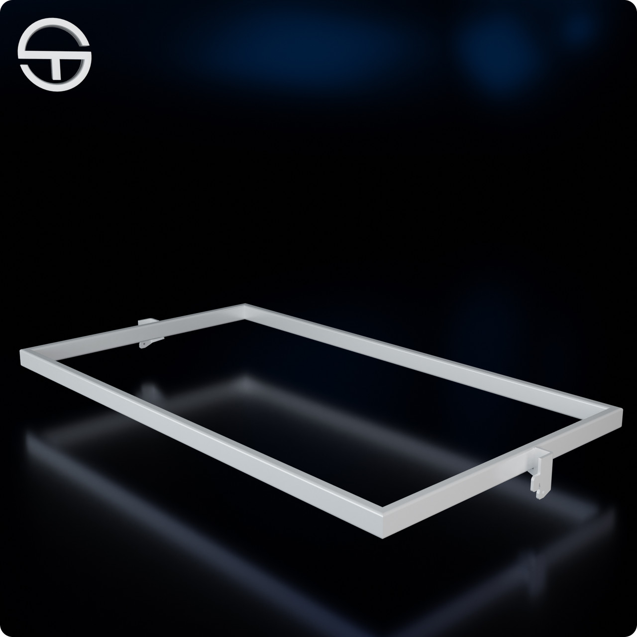 Дуга до стійка TETRAGON із перфорацією для білизни. Р 600х400мм, 20х10х1.5мм із гнутим зачепом., фото 1