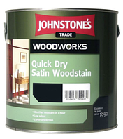 Декоративний антисептик для дерева Johnstones Quick Dry Satin Woodstain Прозрачный