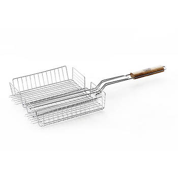 СИЛА Решітка-гриль високий борт з антипригарним покриттям (56x31x24x5,5см)