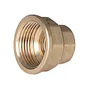 Муфта посилена латунна редукційна VA 1″х1/2″, фото 3