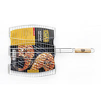 СИЛА Решітка-гриль для риби потрійна (66x40x36см), фото 2