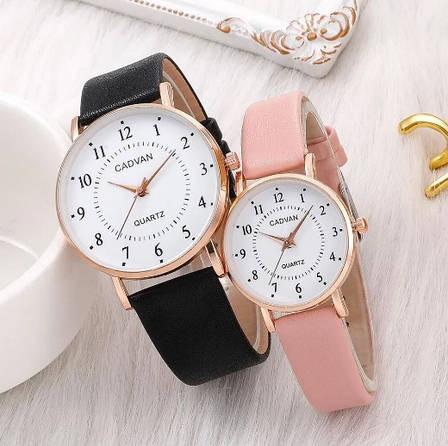 Годинник кварцовий для пар 2шт, годинник для чоловіків та жінок, фото 2