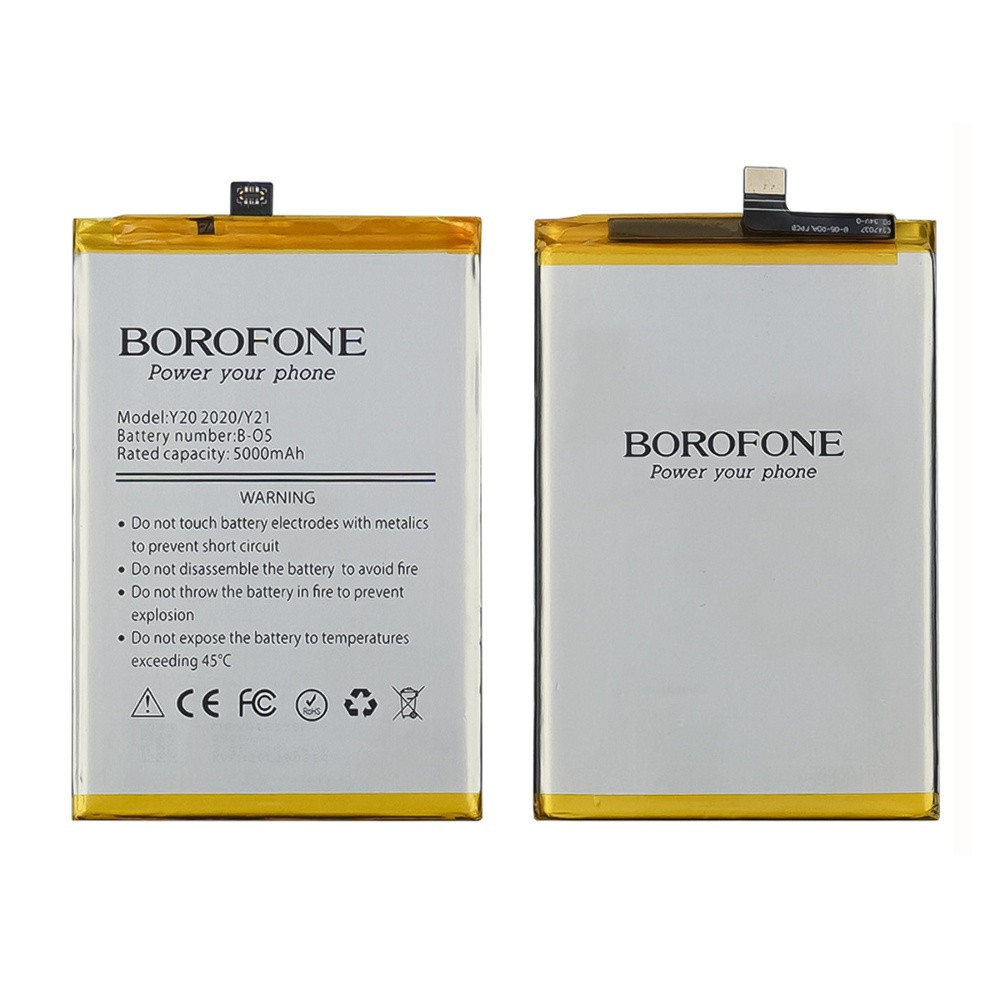 DR Аккумулятор Borofone B-O5 для Vivo Y20 (2020)/ Y30, фото 1