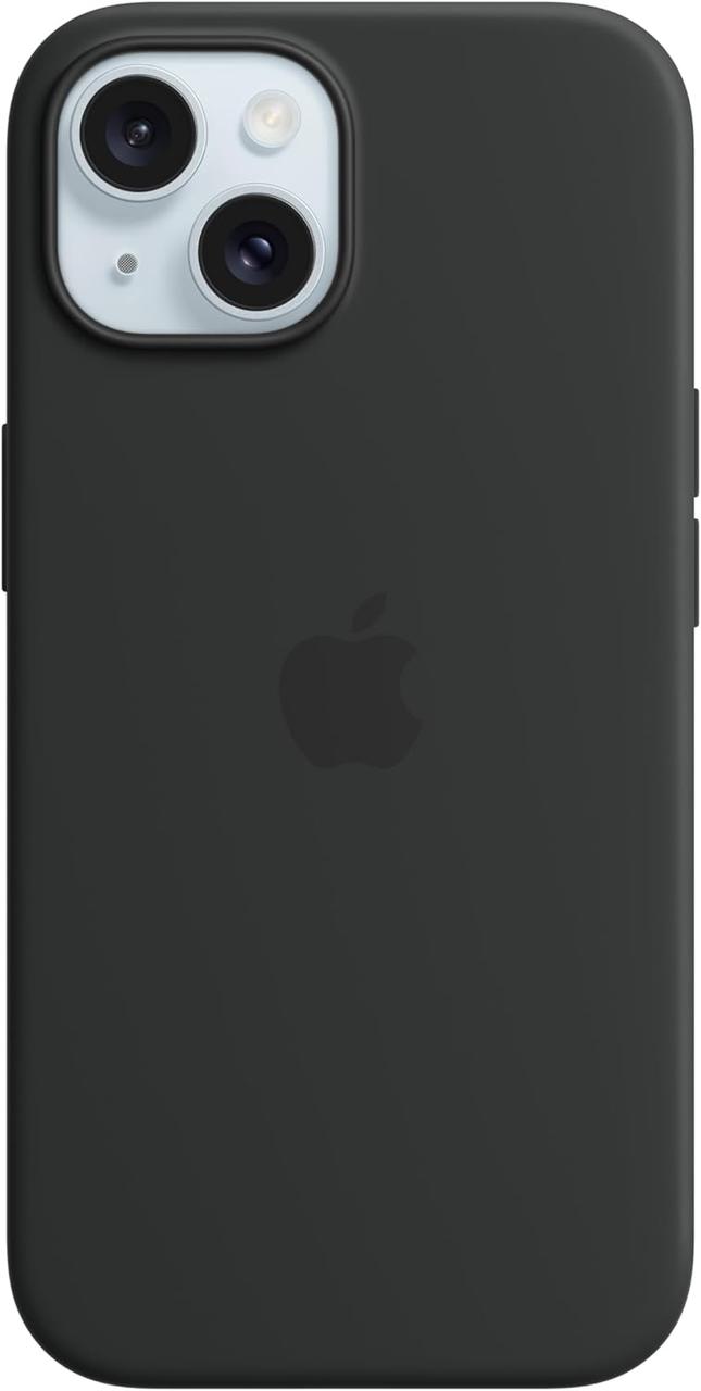 Оригінальний чохол Apple Silicone Case MagSafe Black для iPhone 15 MT0J3ZM