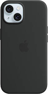 Оригінальний чохол Apple Silicone Case MagSafe Black для iPhone 15 MT0J3ZM