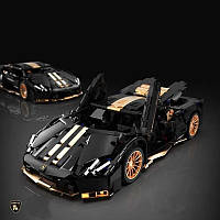 Машинка конструктор Lamborghini Black 1309 деталей