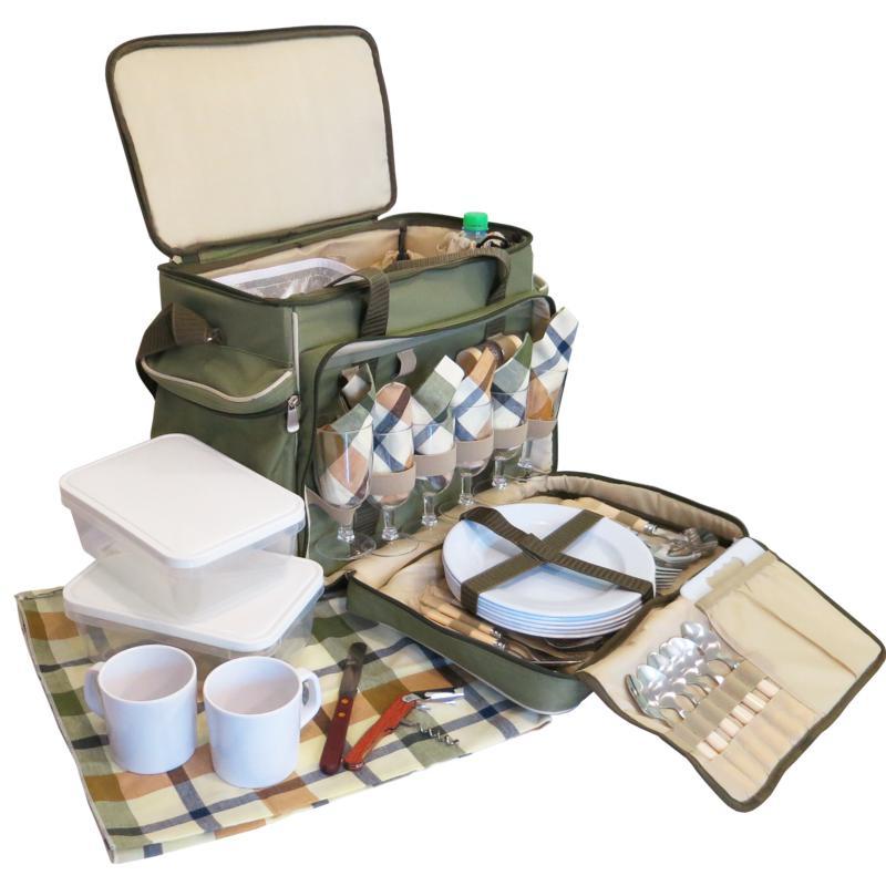Набір посуду для пікніка з сумкою Ranger НВ6-520 (на 6 персон)