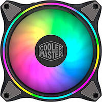 Кулер Cooler Master MasterFan MF140 Halo з адресною RGB-підсвіткою, 140 мм (чорний)