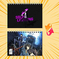 Блокнот на пружині в клітинку 48 арк. Solo Leveling / Тільки я візьму новий рівень 010