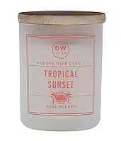 Ароматическая свеча с деревянным фитилем DW Home Tropical Sunset