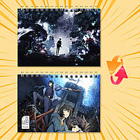 Блокнот на пружині в клітинку 48 арк. Solo Leveling / Тільки я візьму новий рівень 016