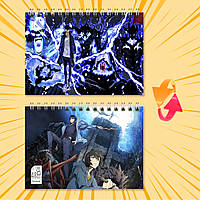 Блокнот на пружині в клітинку 48 арк. Solo Leveling / Тільки я візьму новий рівень 017