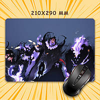 Килимок для мишки А4 - 210x290 мм Solo Leveling / Тільки я візьму новий рівень 007