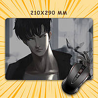 Килимок для мишки А4 - 210x290 мм Solo Leveling / Тільки я візьму новий рівень 008