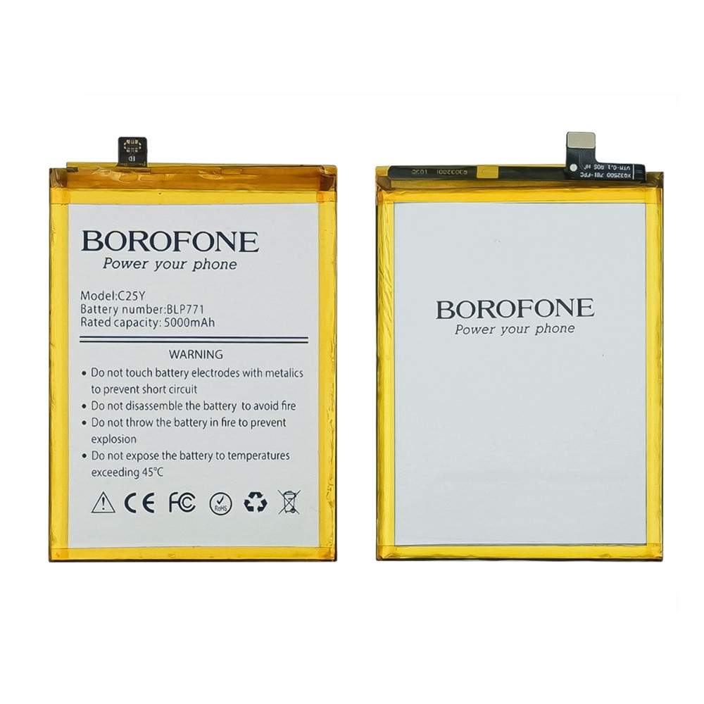 DR Акумулятор Borofone BLP771 для Realme 6i/C25Y/Narzo 10, фото 1