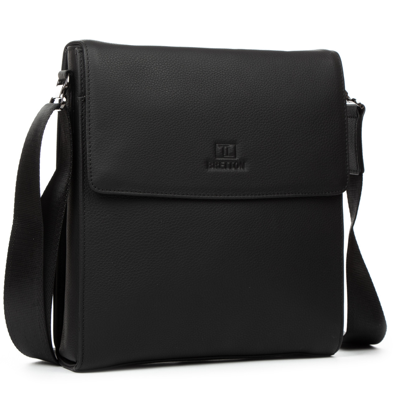 Сумка Чоловіча Планшет шкіра BRETTON 407-126 black.Музькі сумки-планшети гуртом і в роздріб в Україні.