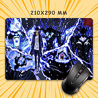 Килимок для мишки А4 - 210x290 мм Solo Leveling / Тільки я візьму новий рівень 017