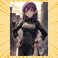 Плакат А4 Аніме Solo Leveling / Тільки я візьму новий рівень 003