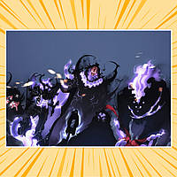 Плакат А4 Аніме Solo Leveling / Тільки я візьму новий рівень 007