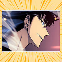 Плакат А4 Аніме Solo Leveling / Тільки я візьму новий рівень 009