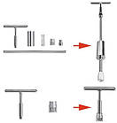 Комплект для видалення вм'ятин на кузові автомобіля з інерційним молотком та набором перехідників Malatec, фото 3