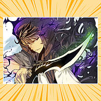 Плакат А4 Аніме Solo Leveling / Тільки я візьму новий рівень 012