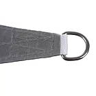 Тент-парус трикутник тіньовий 3х3х3 м Gardlov, навіс від дощу та сонця, Сірий (23147), фото 5