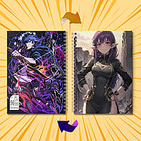 Скетчбук А5  96 арк. 60-65 гр.м² Solo Leveling / Тільки я візьму новий рівень 003