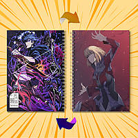 Скетчбук А5  96 арк. 60-65 гр.м² Solo Leveling / Тільки я візьму новий рівень 006